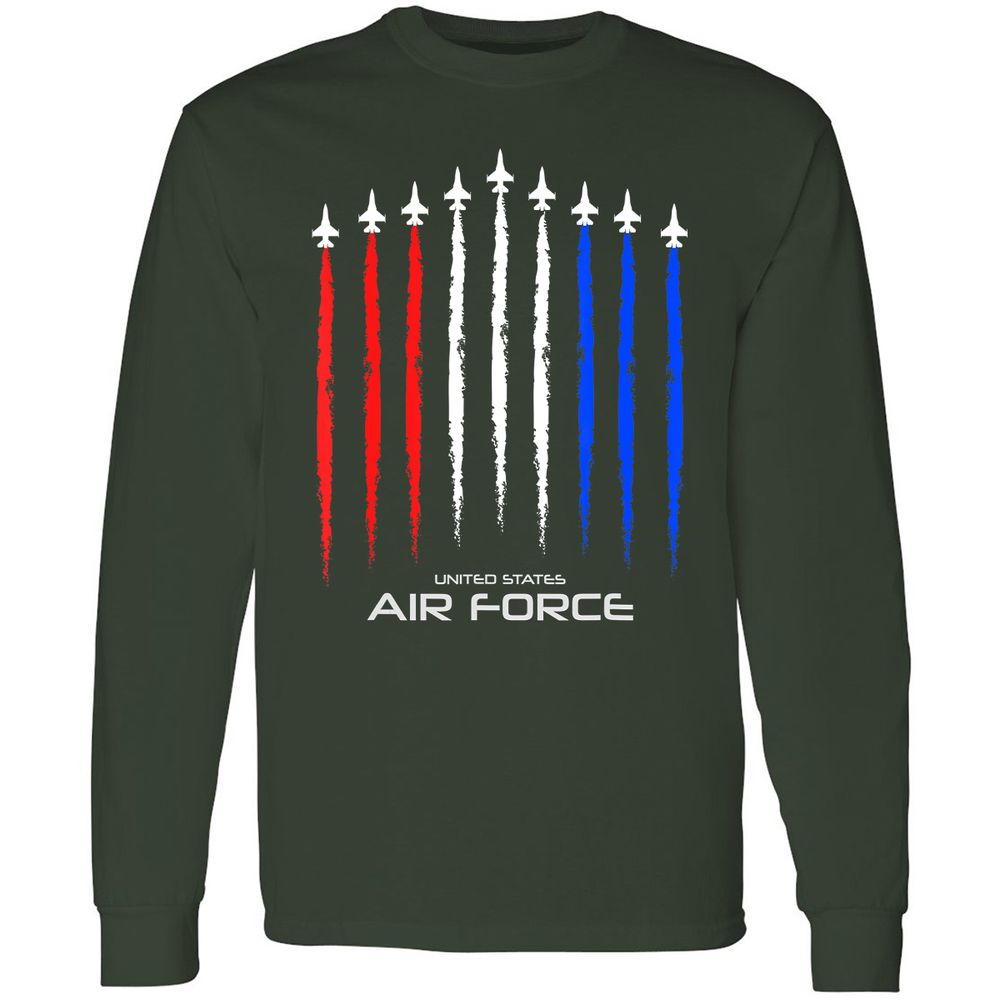 Long Sleeve T-Shirt - 2L622GAT - Forest Green - 4