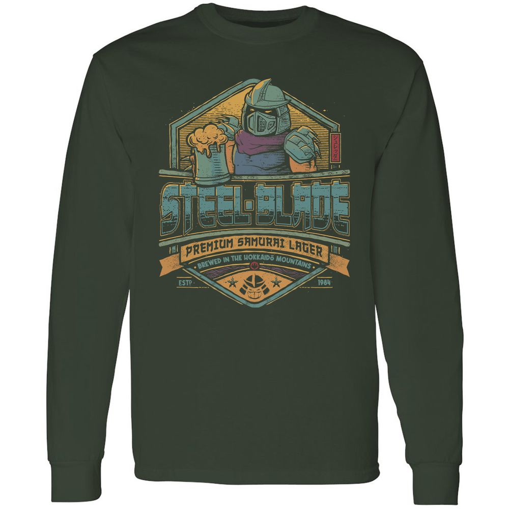 Long Sleeve T-Shirt - CWZLCQ96 - Forest Green - 4