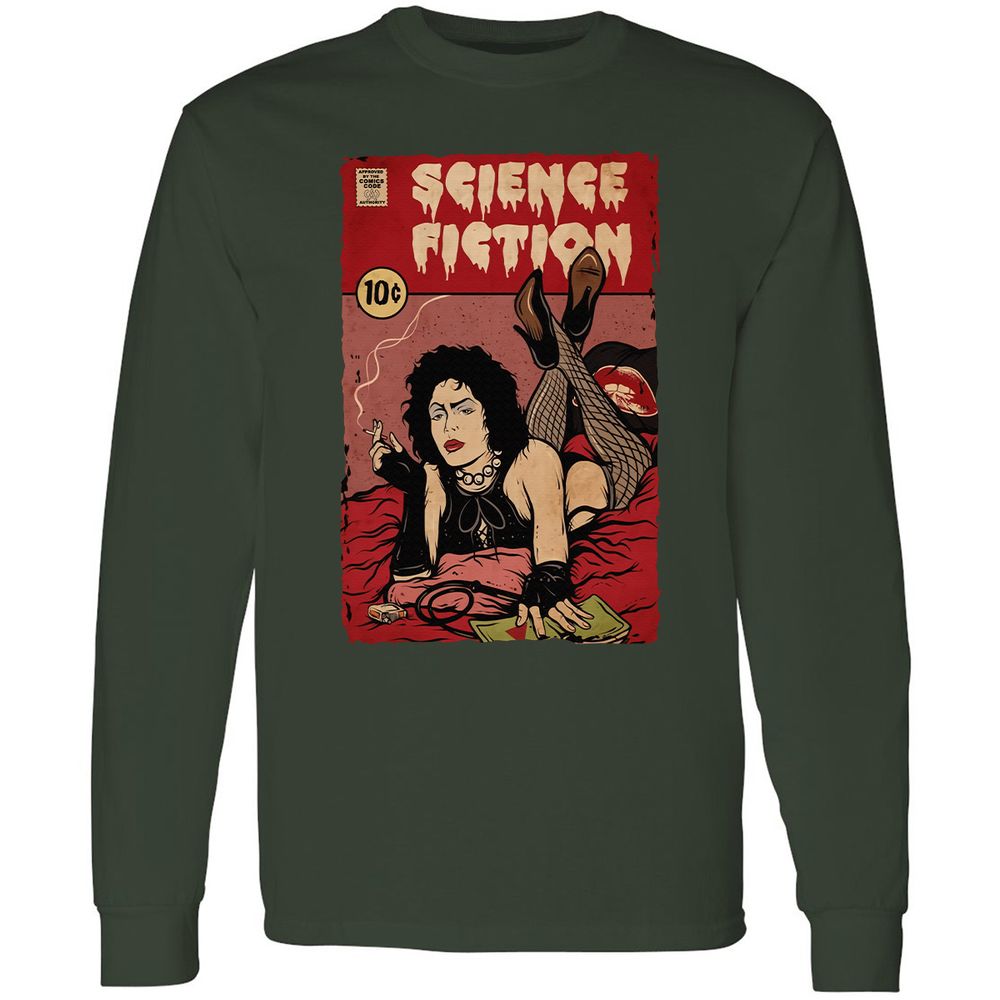 Long Sleeve T-Shirt - 7XFMQPA2 - Forest Green - 4