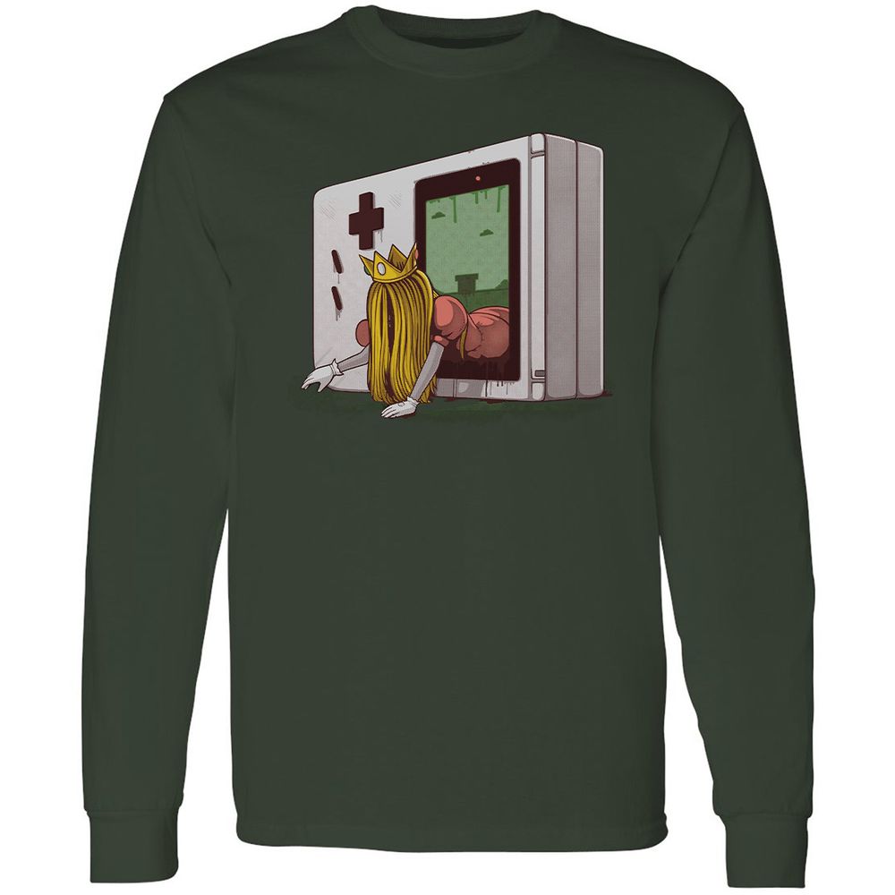 Long Sleeve T-Shirt - VD3BWJD1 - Forest Green - 4