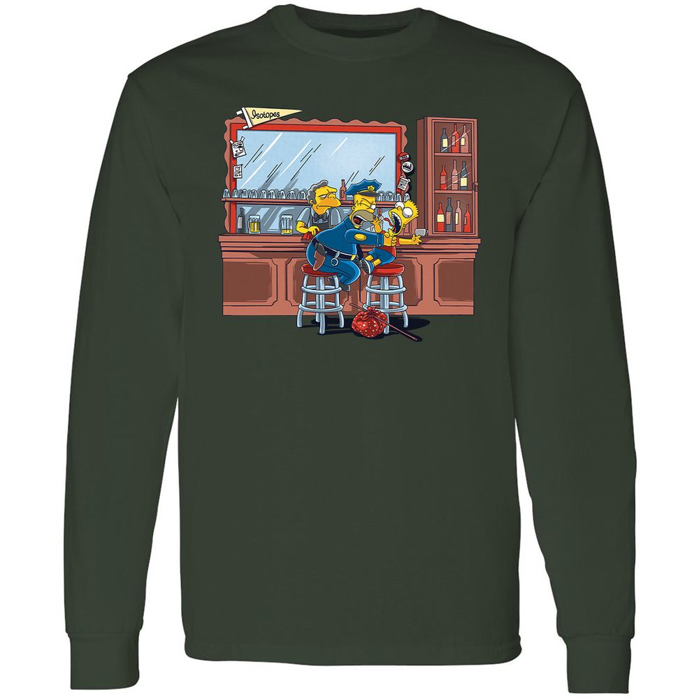 Long Sleeve T-Shirt - WBJJYXPA - Forest Green - 4