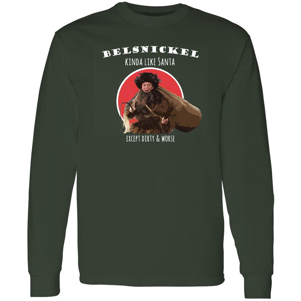 Long Sleeve T-Shirt - ZGZZLW8N - Forest Green - 4