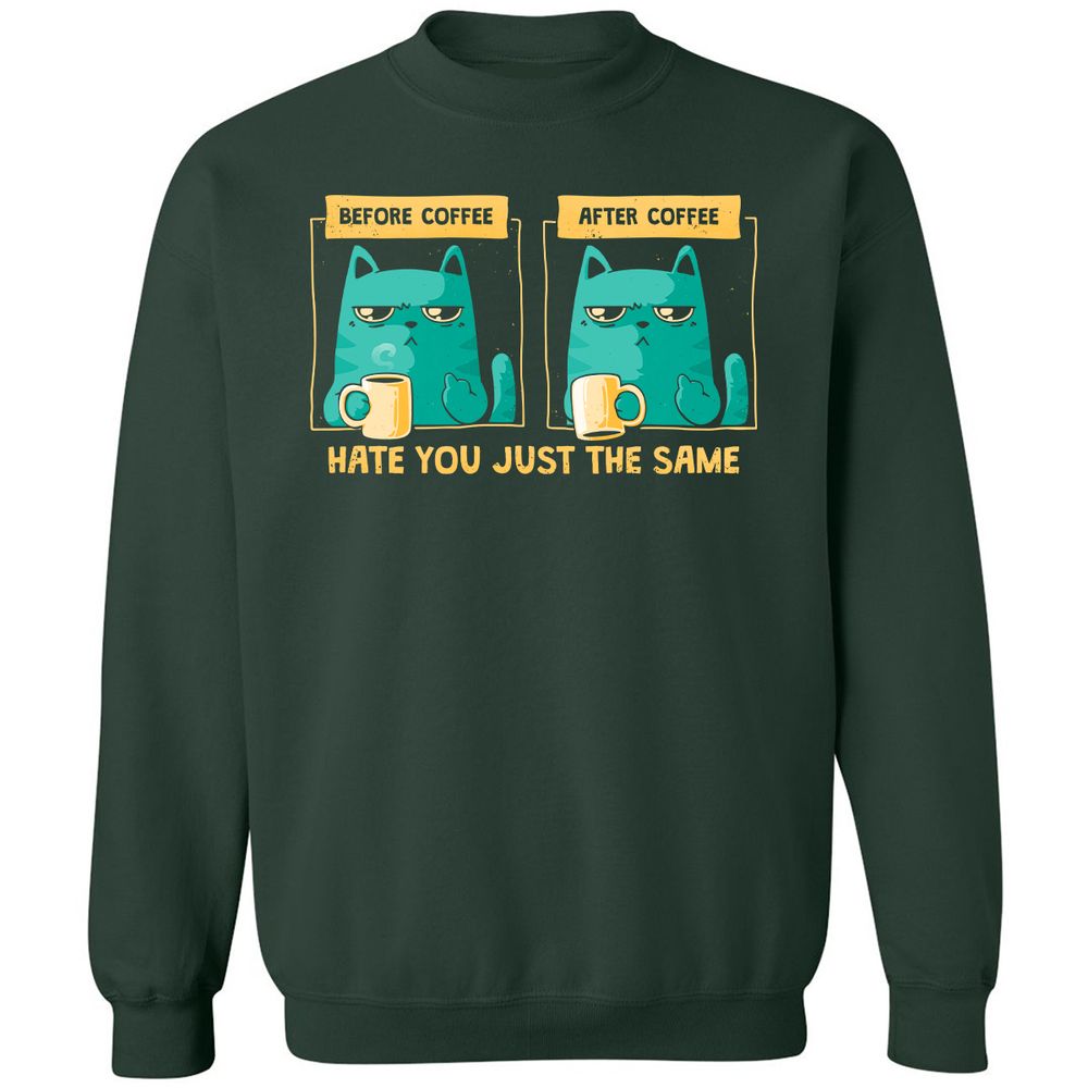 Classic Unisex Sweatshirt - JDNRZB68 - Forest Green - 4