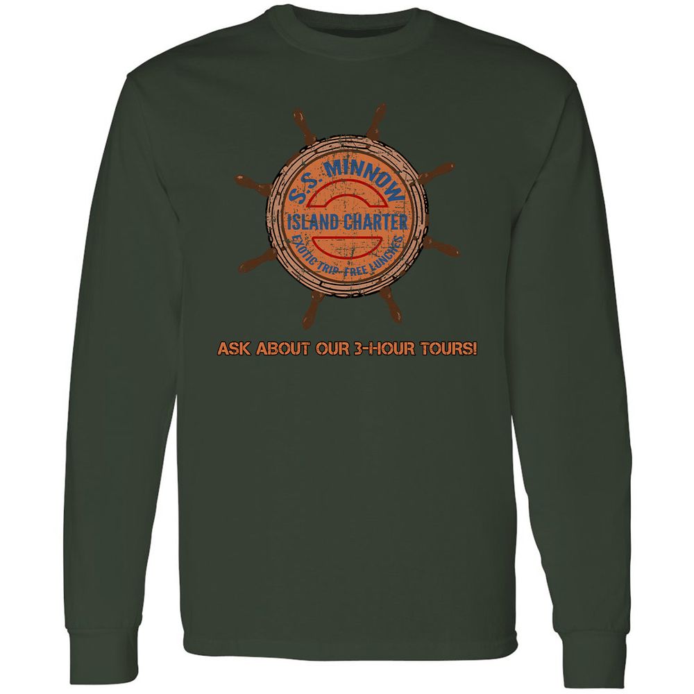 Long Sleeve T-Shirt - H4FGZHCR - Forest Green - 4