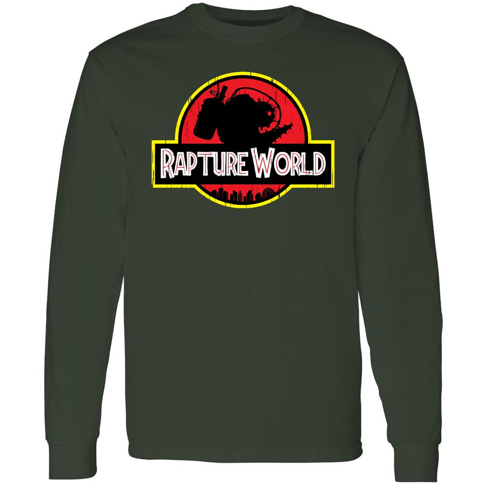 Long Sleeve T-Shirt - C778DHXG - Forest Green - 4