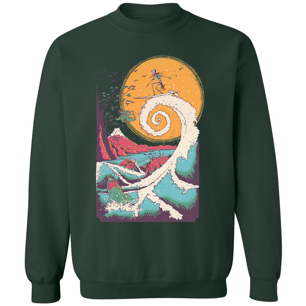 Classic Unisex Sweatshirt - 54GGV13Y - Forest Green - 4