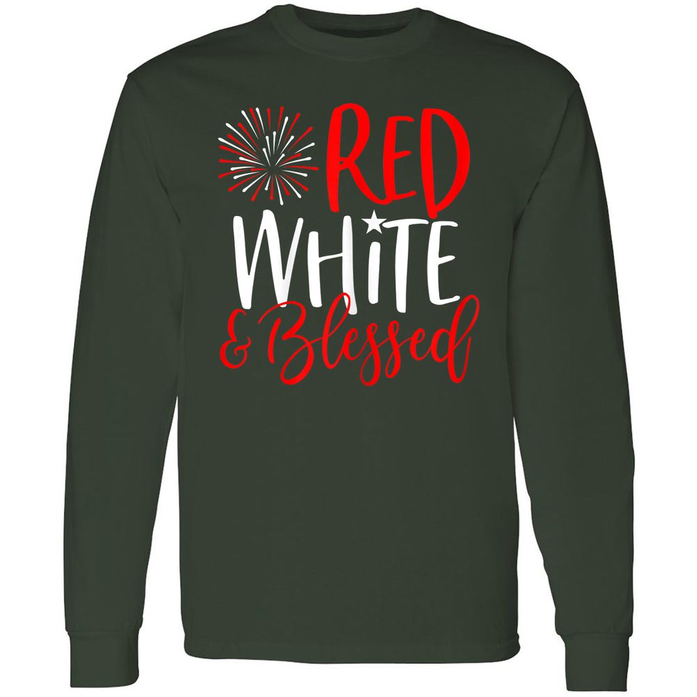 Long Sleeve T-Shirt - 7DW5P8FV - Forest Green - 4