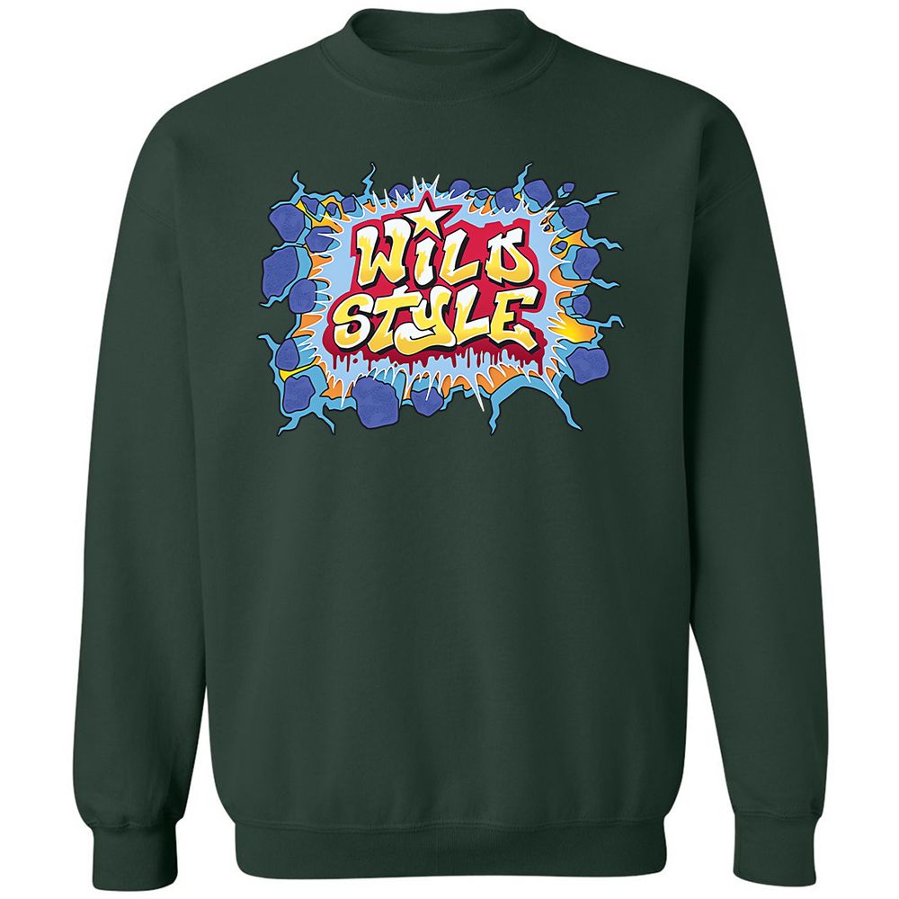 Classic Unisex Sweatshirt - Black - Forest Green - 4