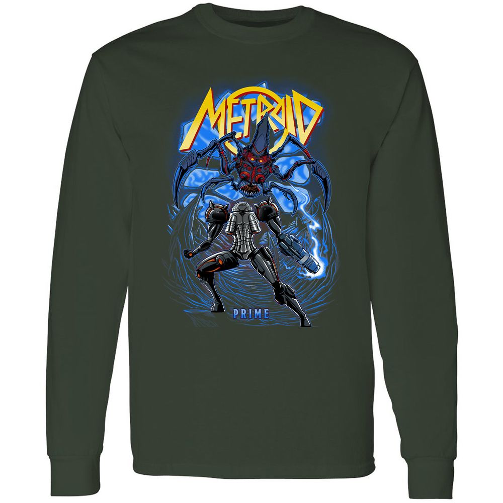 Long Sleeve T-Shirt - 9XA8TAZP - Forest Green - 4