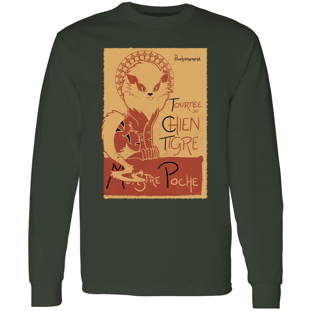 Long Sleeve T-Shirt - P89FL5Q8 - Forest Green - 4