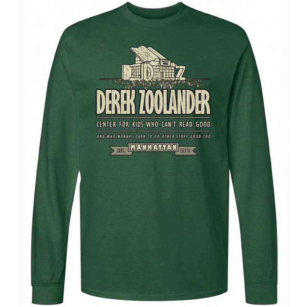 Long Sleeve T-Shirt - 5X8EHEZW - Forest Green - 4