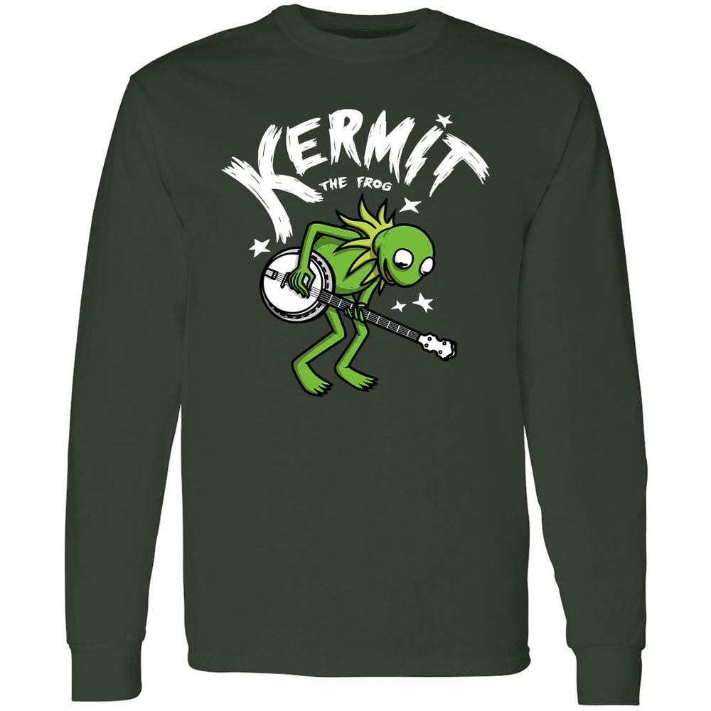 Long Sleeve T-Shirt - LP19PZZK - Forest Green - 4