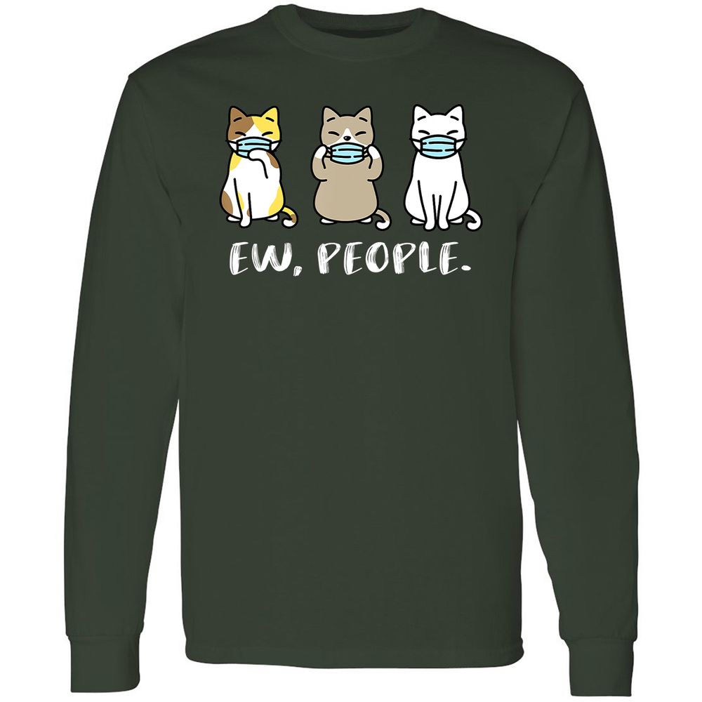 Long Sleeve T-Shirt - KJV4AAMV - Forest Green - 4