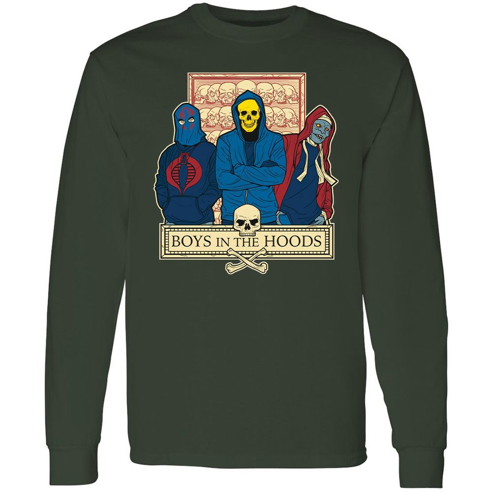 Long Sleeve T-Shirt - YPXUANAA - Forest Green - 4