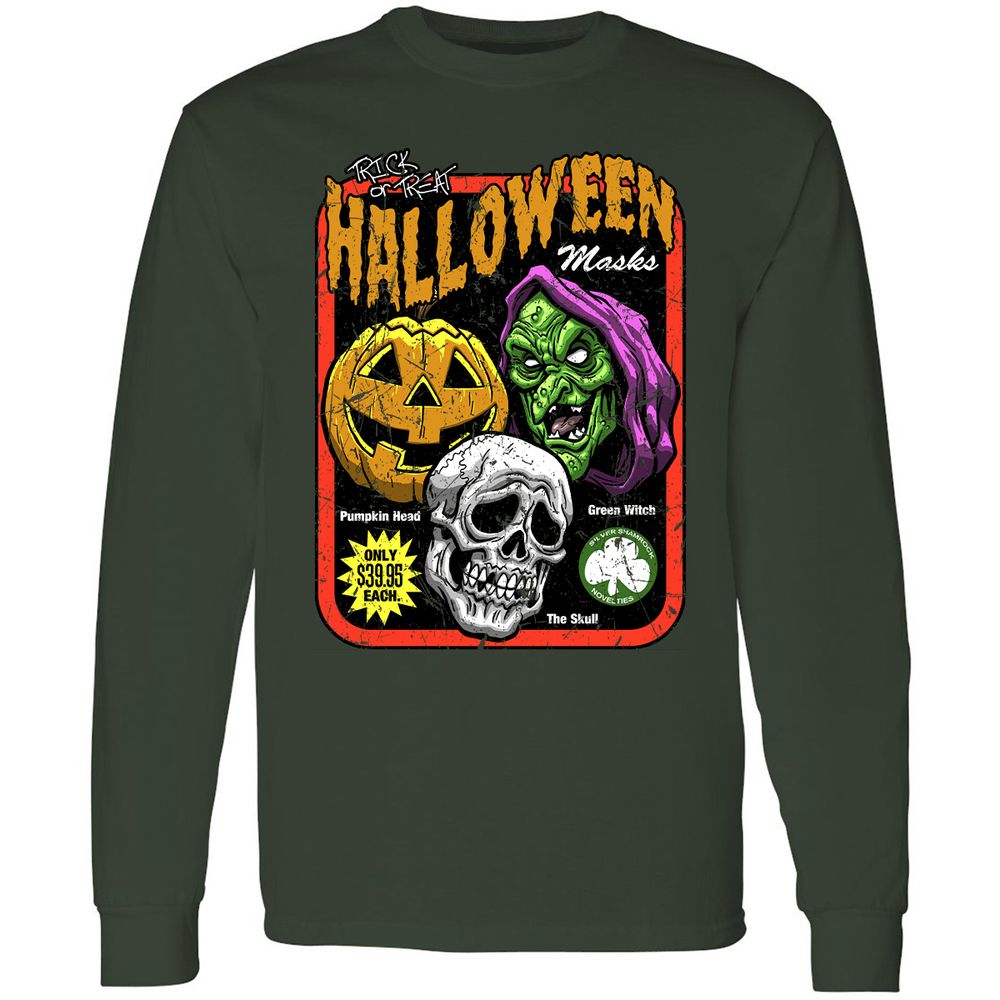 Long Sleeve T-Shirt - 7EPESJWQ - Forest Green - 4
