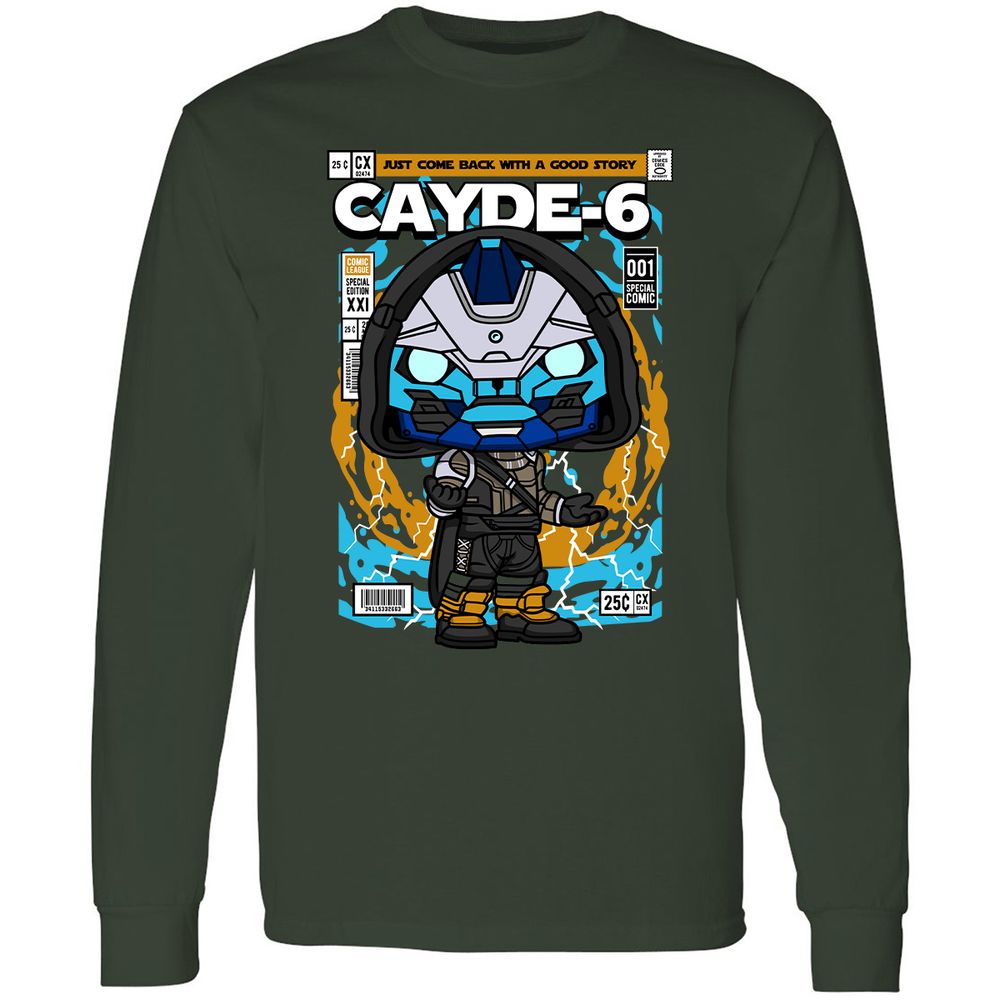 Long Sleeve T-Shirt - 84EP2FNF - Forest Green - 4
