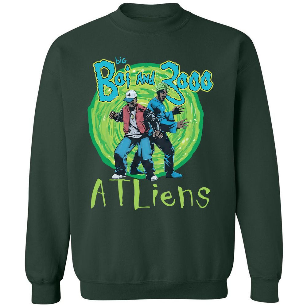 Classic Unisex Sweatshirt - 2TQ2FUHQ - Forest Green - 4