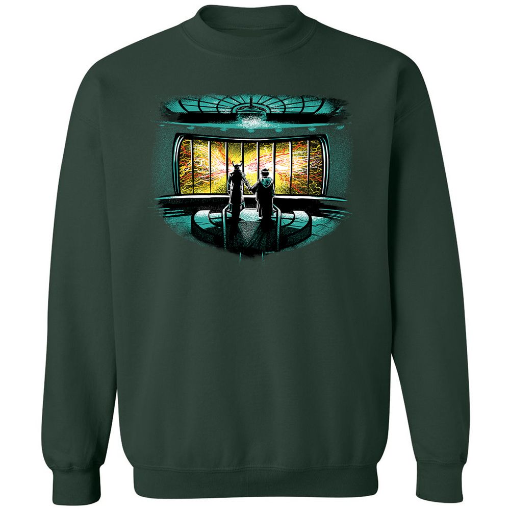 Classic Unisex Sweatshirt - V7GTSGWS - Forest Green - 4