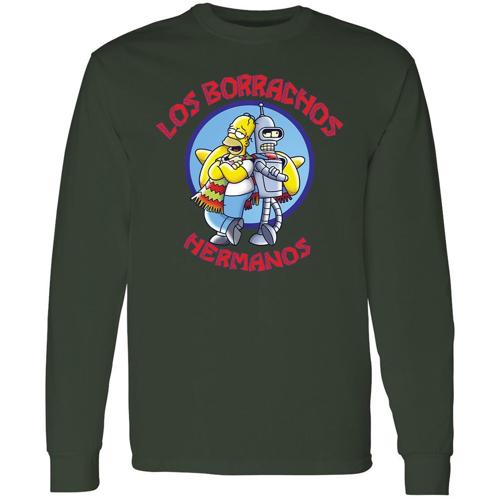 Long Sleeve T-Shirt - W6BYLLCC - Forest Green - 4