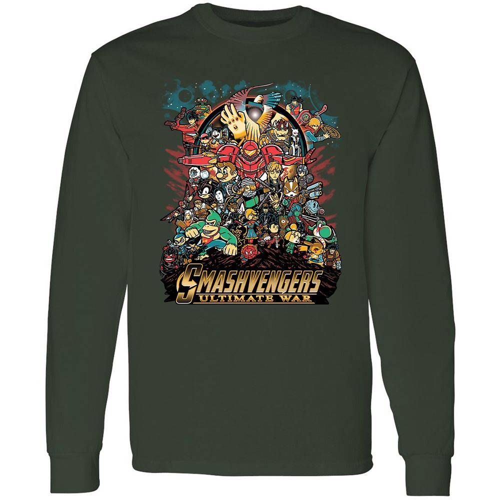 Long Sleeve T-Shirt - AMF1ZGFC - Forest Green - 4