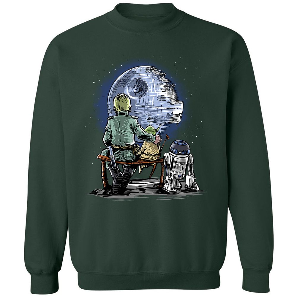 Classic Unisex Sweatshirt - 8AQBG4TG - Forest Green - 4