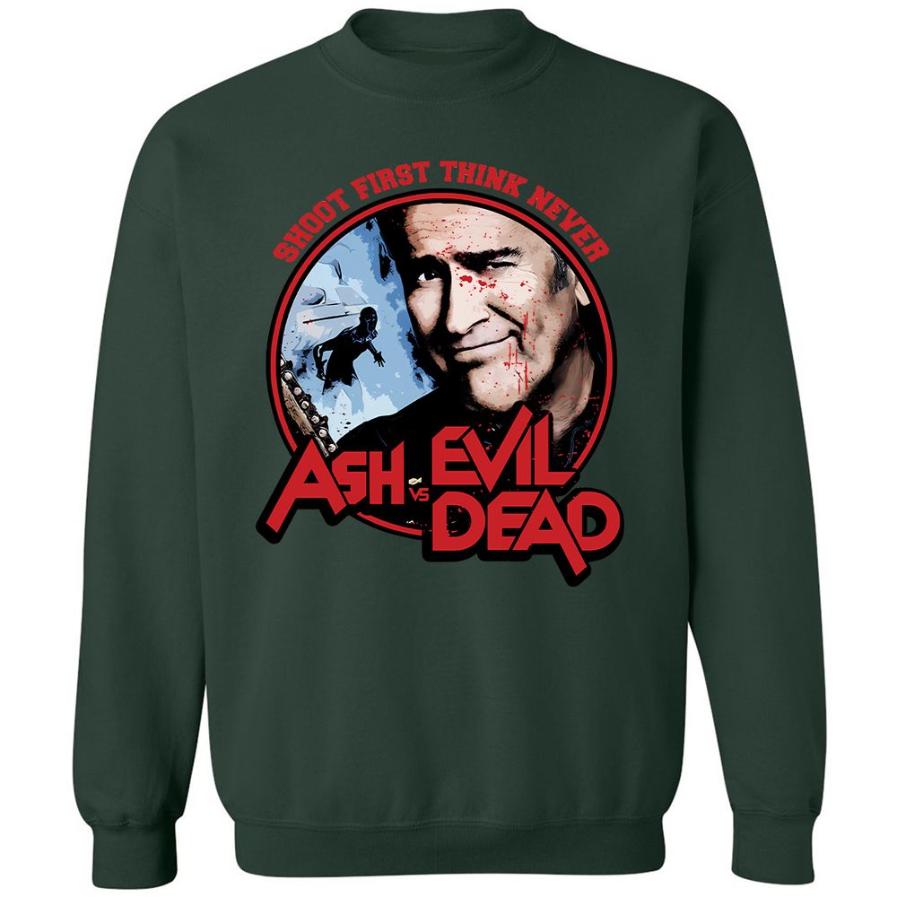 Classic Unisex Sweatshirt - ZSSGZFMV - Forest Green - 4
