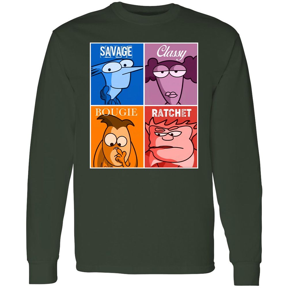 Long Sleeve T-Shirt - 2457RDYW - Forest Green - 4