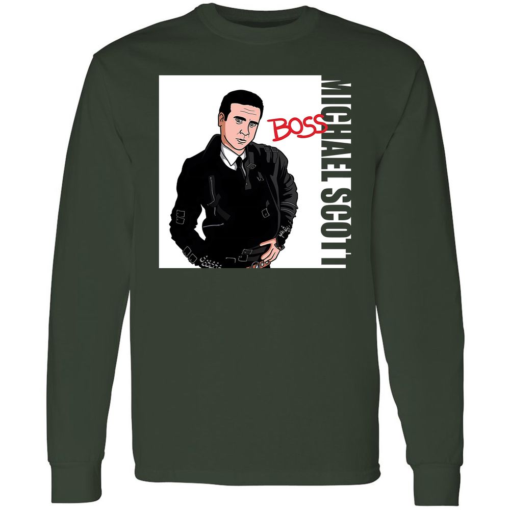 Long Sleeve T-Shirt - UESNTX7T - Forest Green - 4
