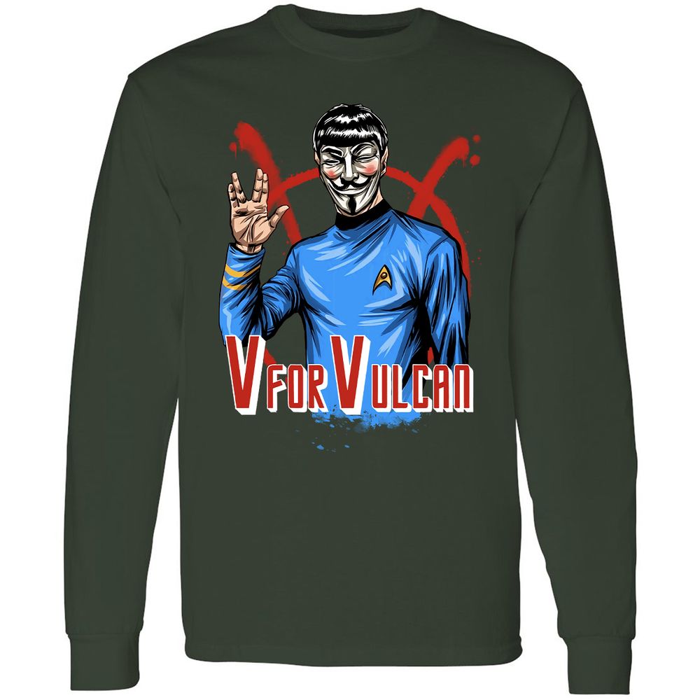 Long Sleeve T-Shirt - M1CHUQ8X - Forest Green - 4