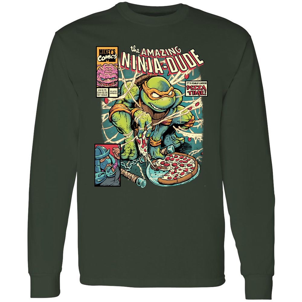 Long Sleeve T-Shirt - RGTUNK8G - Forest Green - 4