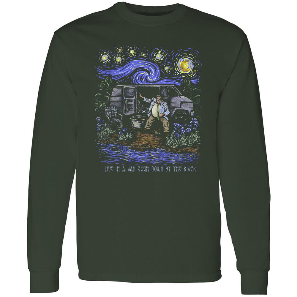 Long Sleeve T-Shirt - YQXDY422 - Forest Green - 4