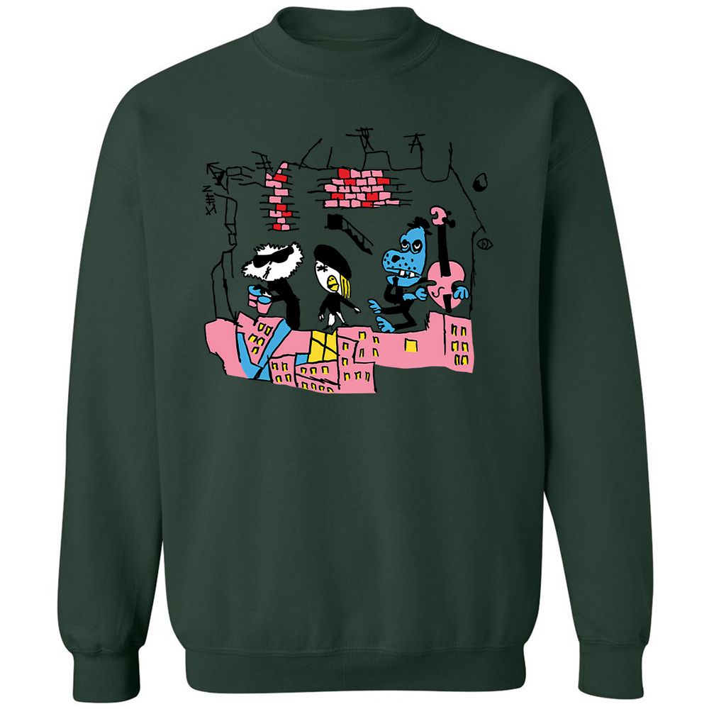 Classic Unisex Sweatshirt - YUB7WH7H - Forest Green - 4