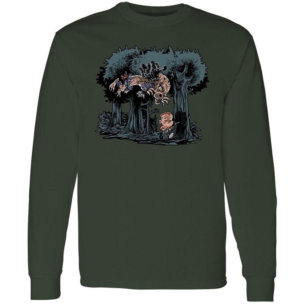 Long Sleeve T-Shirt - S1GFLMPH - Forest Green - 4