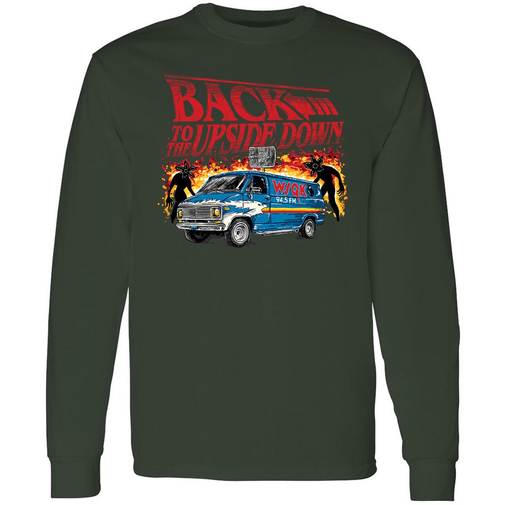 Long Sleeve T-Shirt - 3JUQEYDK - Forest Green - 4