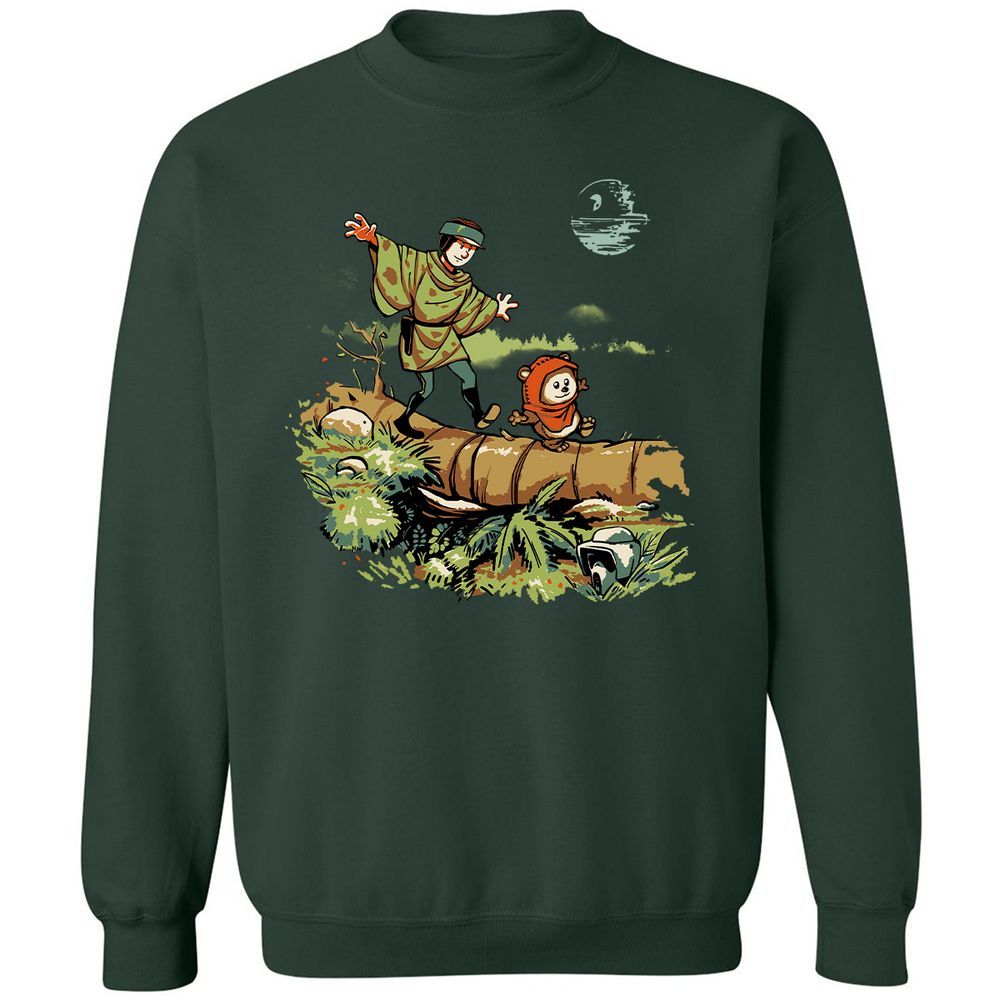 Classic Unisex Sweatshirt - 5MFQF7W2 - Forest Green - 4