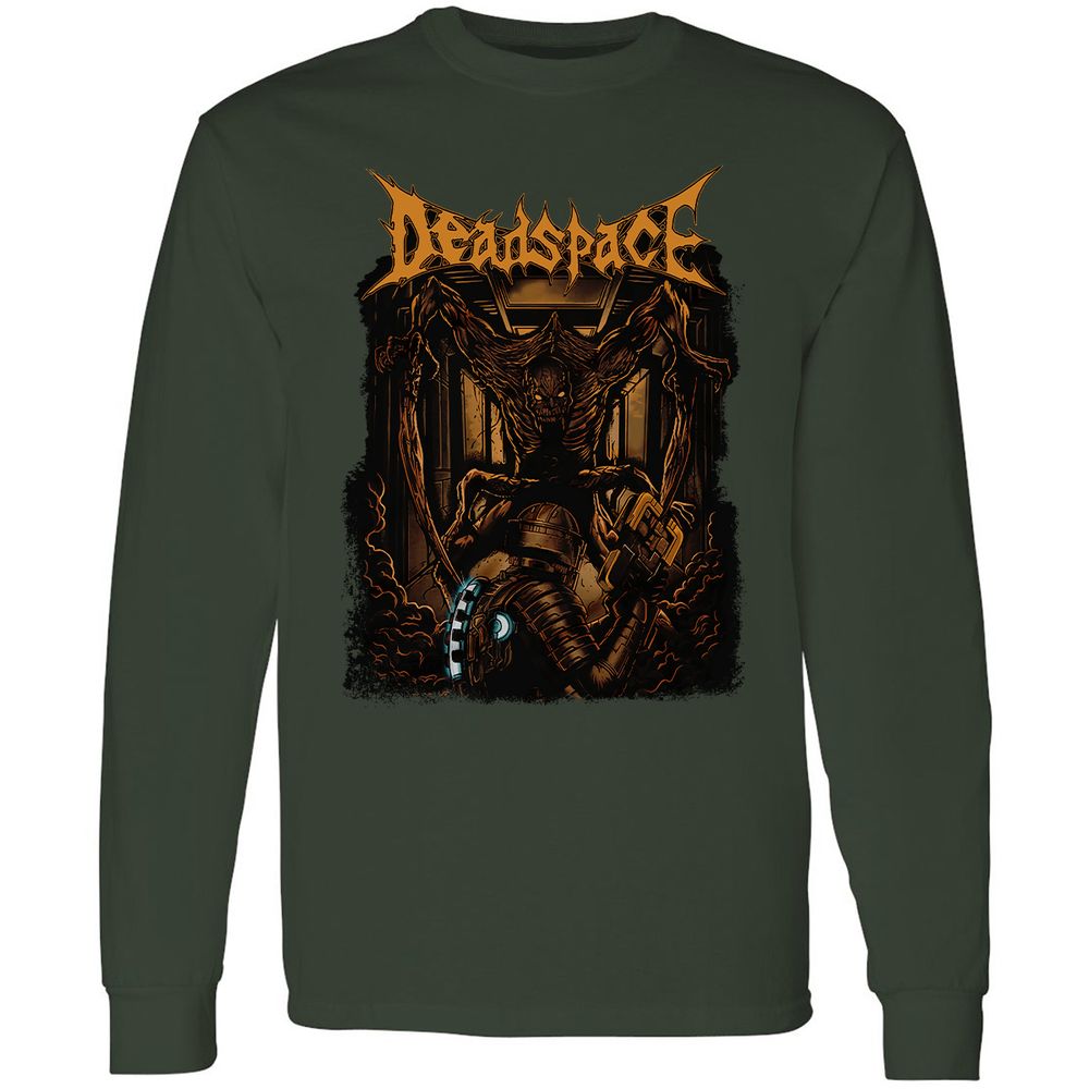Long Sleeve T-Shirt - 47Y1WC6J - Forest Green - 4
