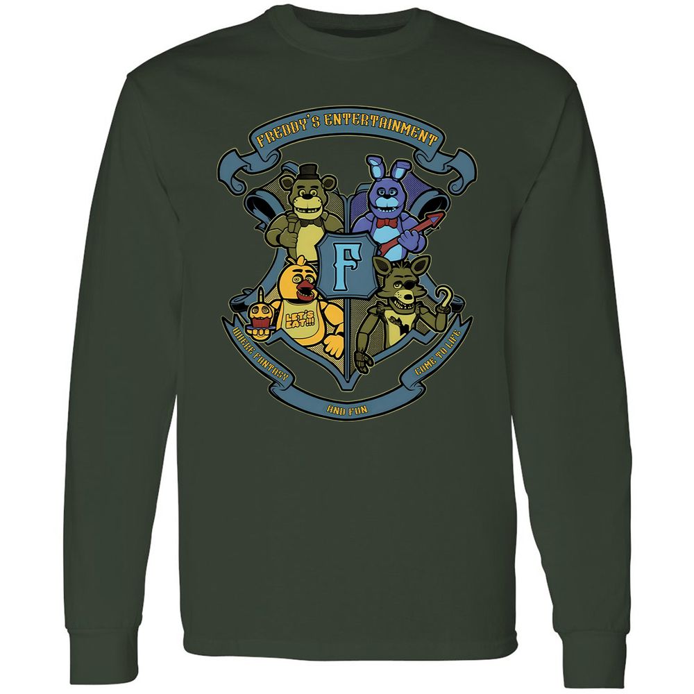 Long Sleeve T-Shirt - HY37U96H - Forest Green - 4