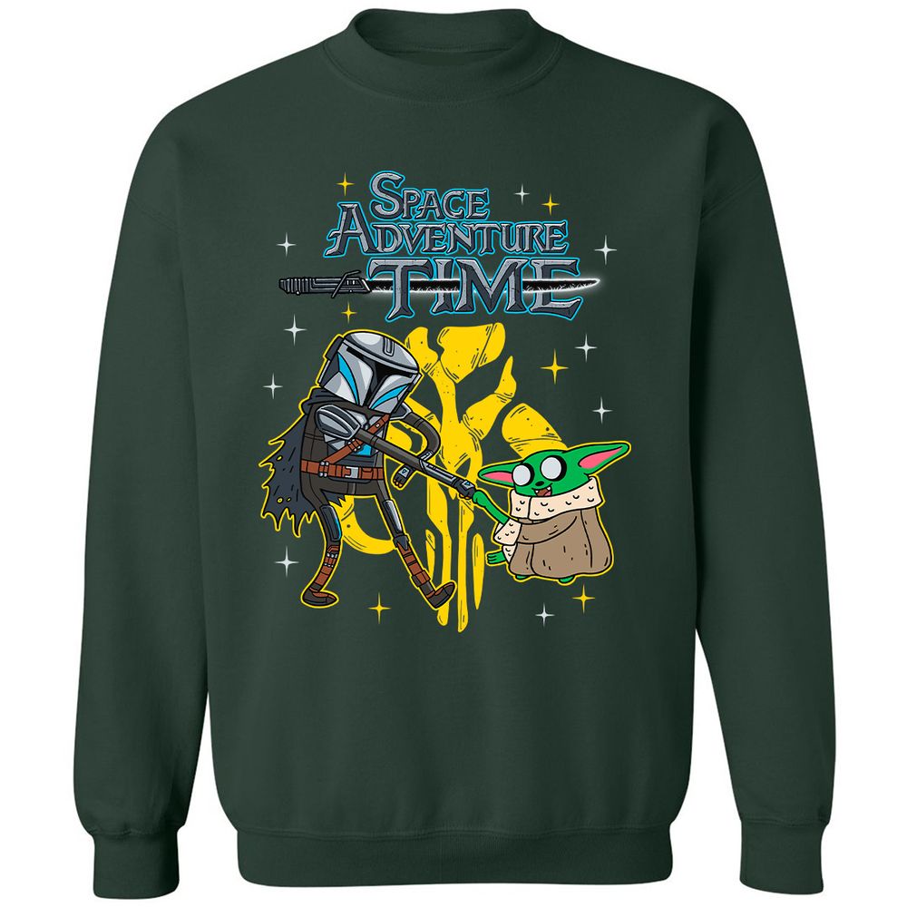 Classic Unisex Sweatshirt - 63ZU7PL6 - Forest Green - 4