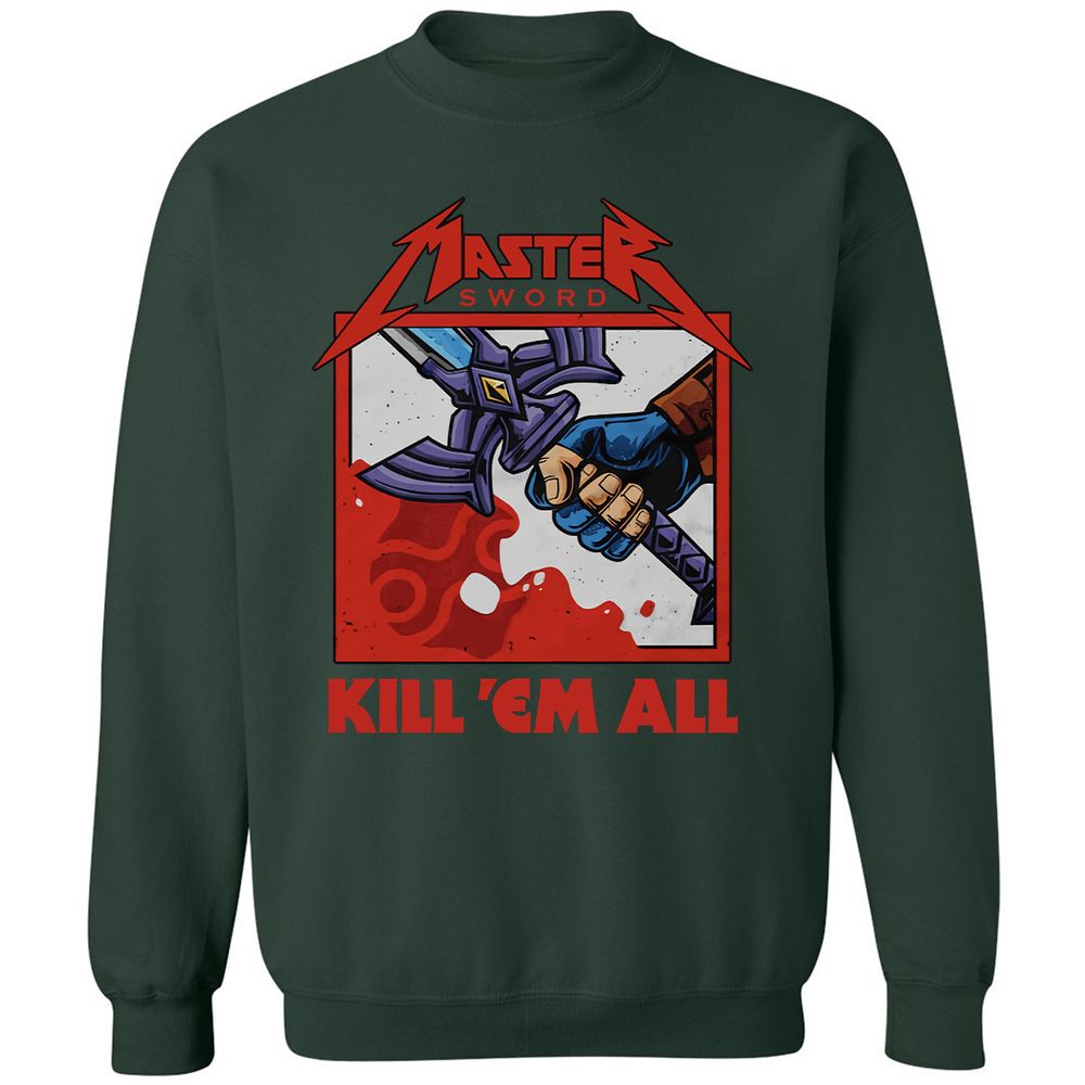 Classic Unisex Sweatshirt - EHMWB68A - Forest Green - 4