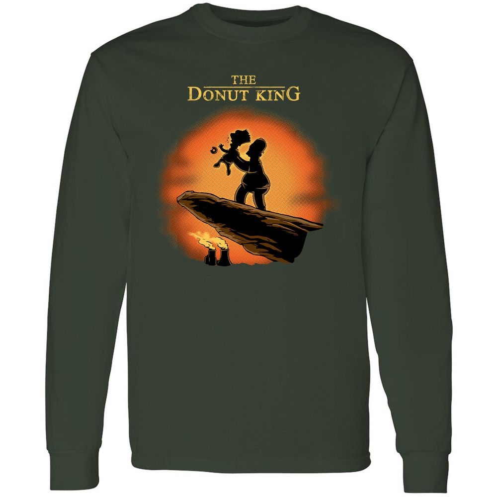Long Sleeve T-Shirt - 1VLDTJDC - Forest Green - 4