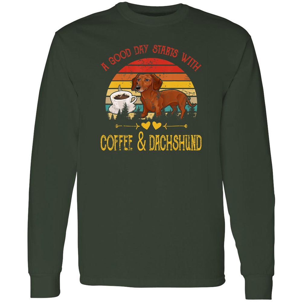 Long Sleeve T-Shirt - 8ECT851F - Forest Green - 4