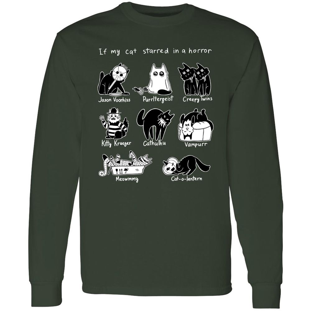 Long Sleeve T-Shirt - AELJHD4Z - Forest Green - 4