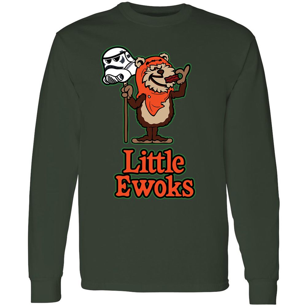 Long Sleeve T-Shirt - 6BJH5H4T - Forest Green - 4