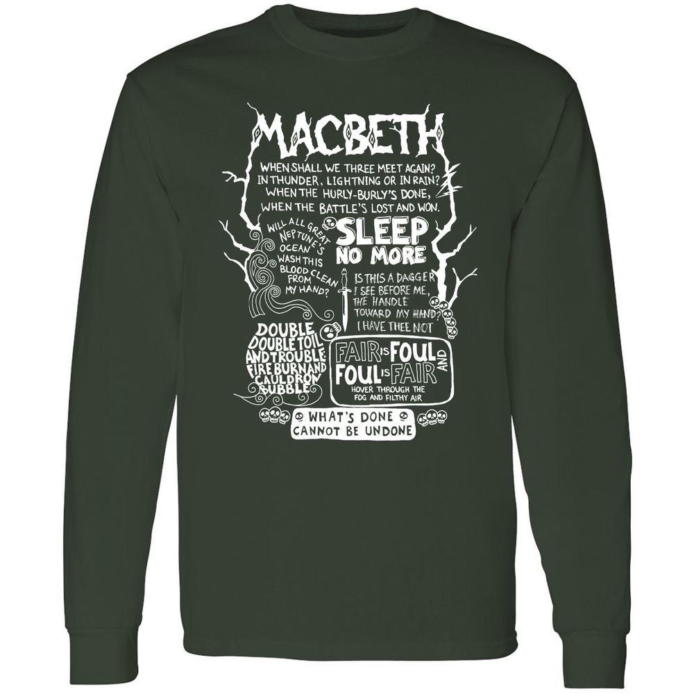 Long Sleeve T-Shirt - H32S8TK7 - Forest Green - 4