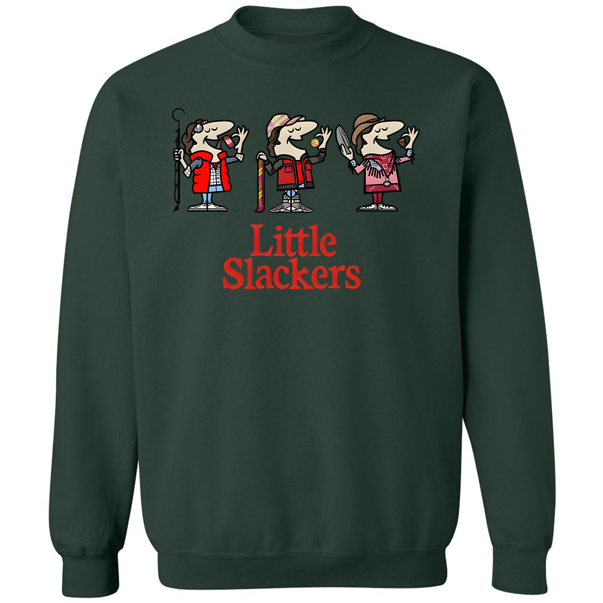 Classic Unisex Sweatshirt - XTGWYKP7 - Forest Green - 4