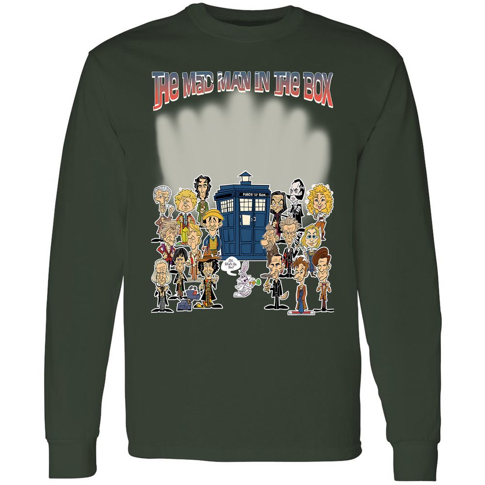 Long Sleeve T-Shirt - KCG77V7U - Forest Green - 4