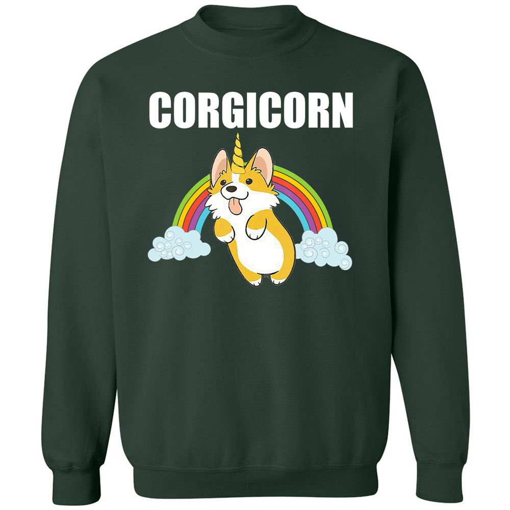 Classic Unisex Sweatshirt - 7XXXB4YY - Forest Green - 4