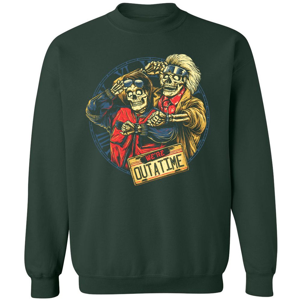 Classic Unisex Sweatshirt - B4HX1HPK - Forest Green - 4