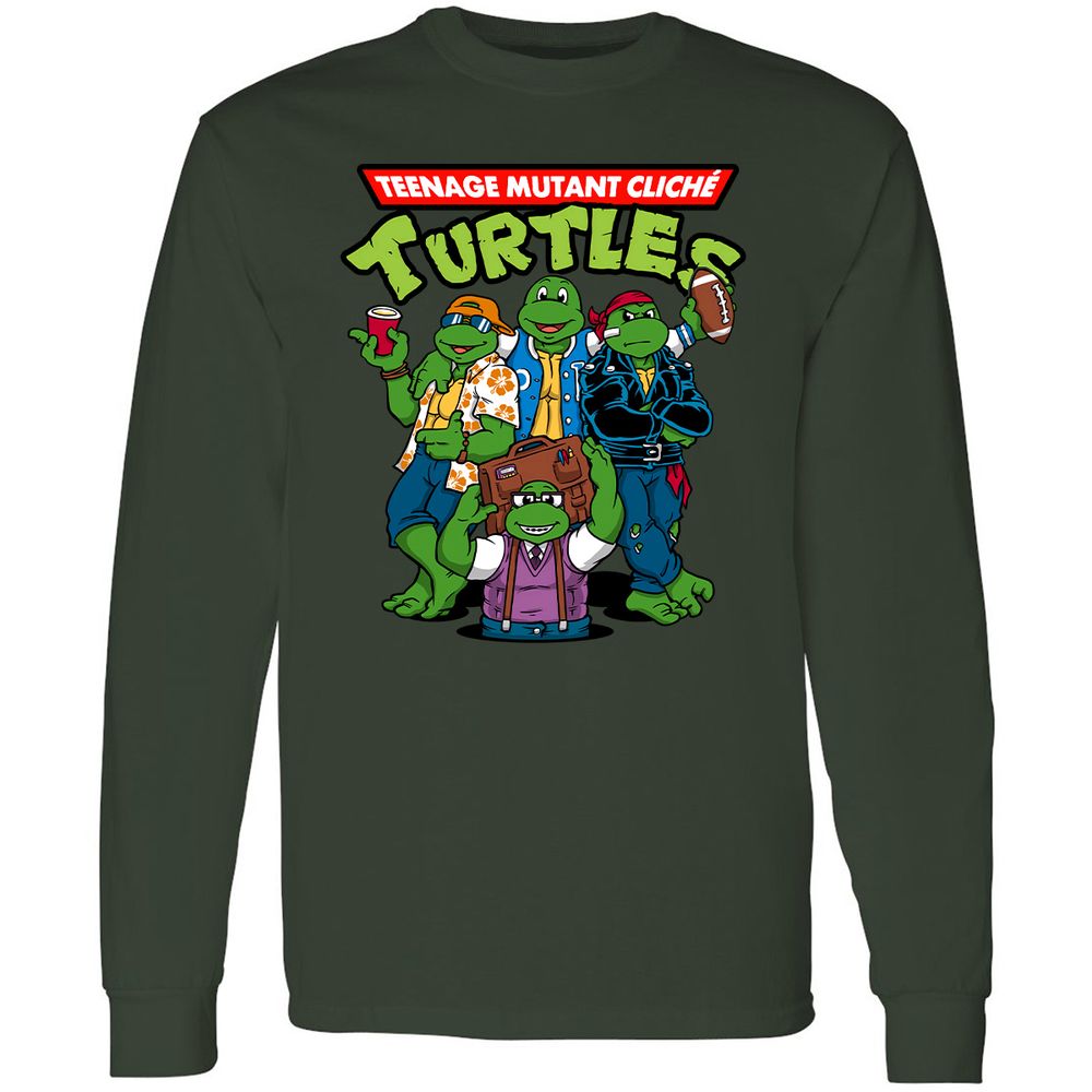 Long Sleeve T-Shirt - YN1NP9Q9 - Forest Green - 4