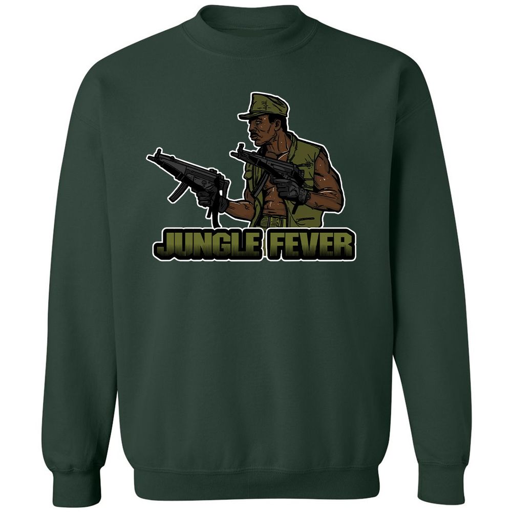 Classic Unisex Sweatshirt - B7V293WL - Forest Green - 4